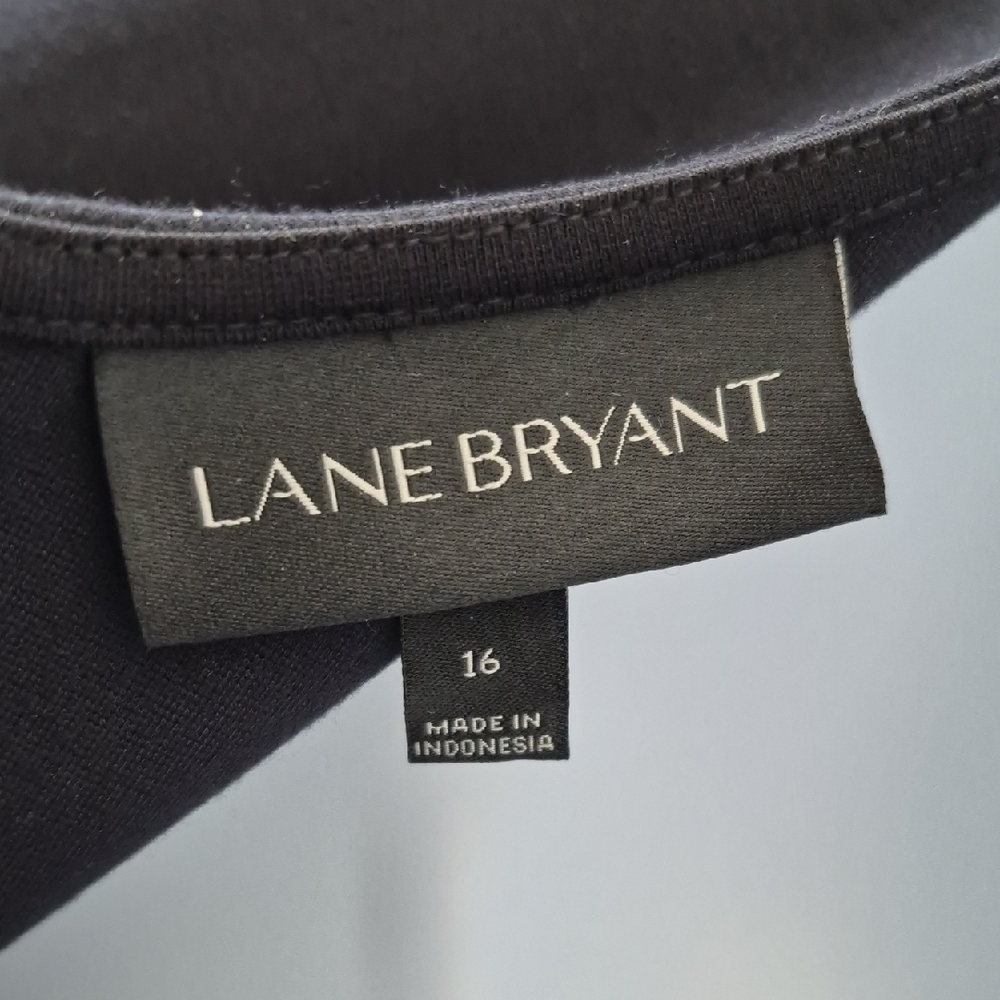 Lane Bryant Black Sequin Long Sleeve Dress - Picture 3 of 7